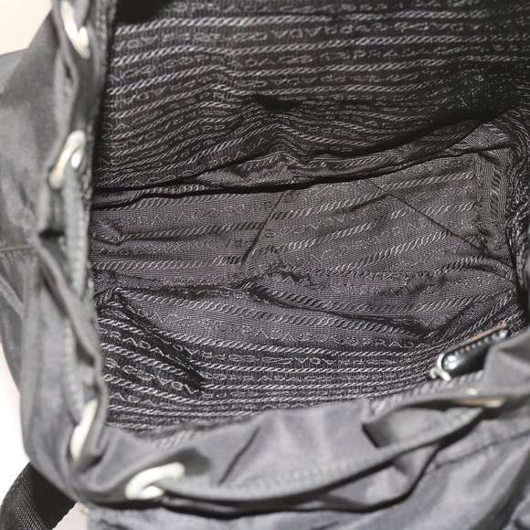 PRADA Backpack Nylon Black Auth ep2937 - Picture 11 of 16